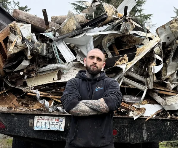 Junk removal and same-day pick-up service