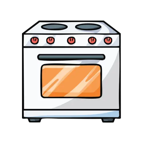gas stove with oven