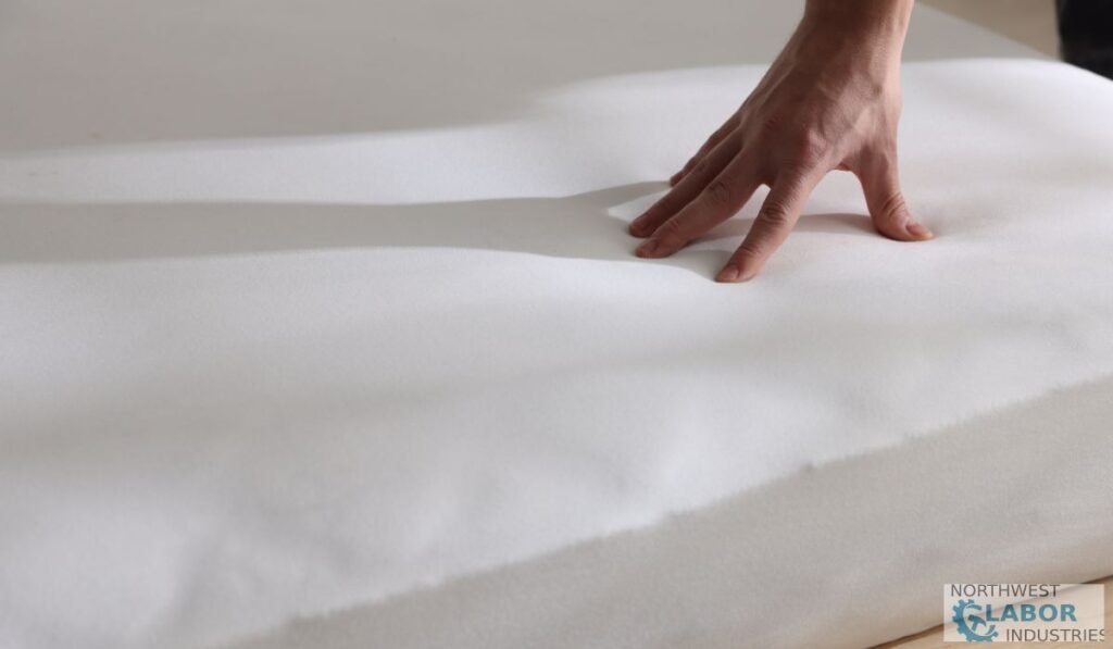 4. Strip the Memory Foam Layers