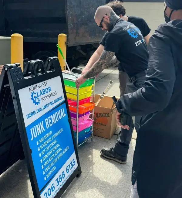 northwest labor industries collecting and donating items for a senior living facility