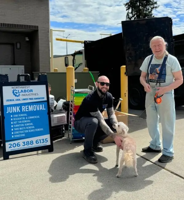 northwest labor industries helping senior living facility with free junk removal